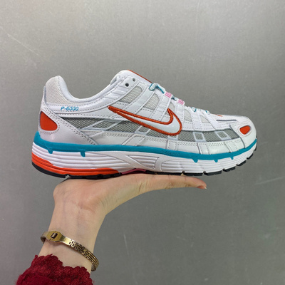 莆田鞋耐克 Nike p-6000 女子跑步鞋 橙白