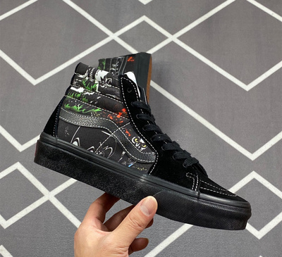 莆田万斯 Vans SK8 HI 圆头vans迪士尼高帮彩色舒适耐磨透气高帮板鞋