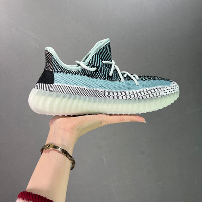 Adidas 椰子350 yeezy 350 V2 镂空呼吸网纱材质 Kanye West x adidas Yeezy Boost 350 V2 爆米花中底休闲运动慢跑鞋