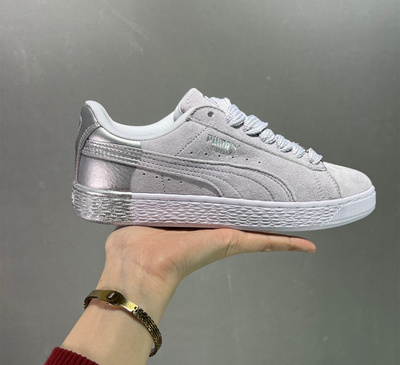 莆田彪马PUMA Suede Dance Crew 低帮板鞋 浅紫色