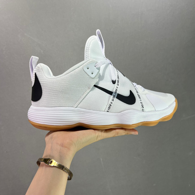 nike react hyperset 轻便平衡 低帮 训练鞋 白黑生胶