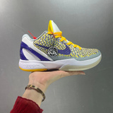 莆田耐克 Nike Zoom Kobe 6 Protro“3D Lakers”湖人科比篮球鞋 白紫
