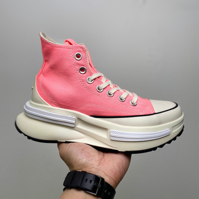 莆田匡威converse chuck Taylor all star run star legacy 高帮帆布鞋 粉色