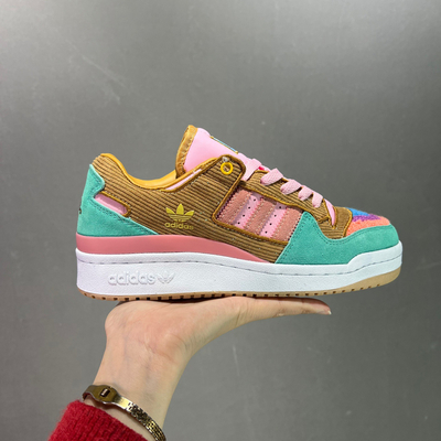 莆田阿迪达斯 Adidas Forum 84 Low OG “Bright Blue” 白蓝 低帮百搭潮流休闲运动板鞋