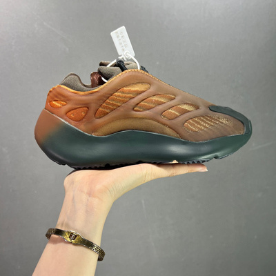 adidas originals yeezy boost 700 v3 铜褪异形“copper fade”织物 休闲潮流低帮老爹鞋 棕橙色