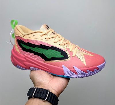 莆田彪马MB3× Puma Rick and Morty 耐三球三代拉梅洛鲍尔球鞋 MB.03中帮实战减震篮球鞋