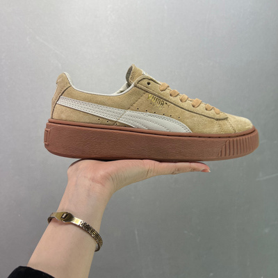 彪马莆田鞋 puma suede platform 低帮板鞋 棕色