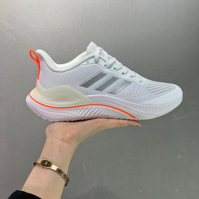 阿迪达斯莆田鞋 adidas Respouse系列 super 3.0 舒适潮流低帮跑步鞋 白橙